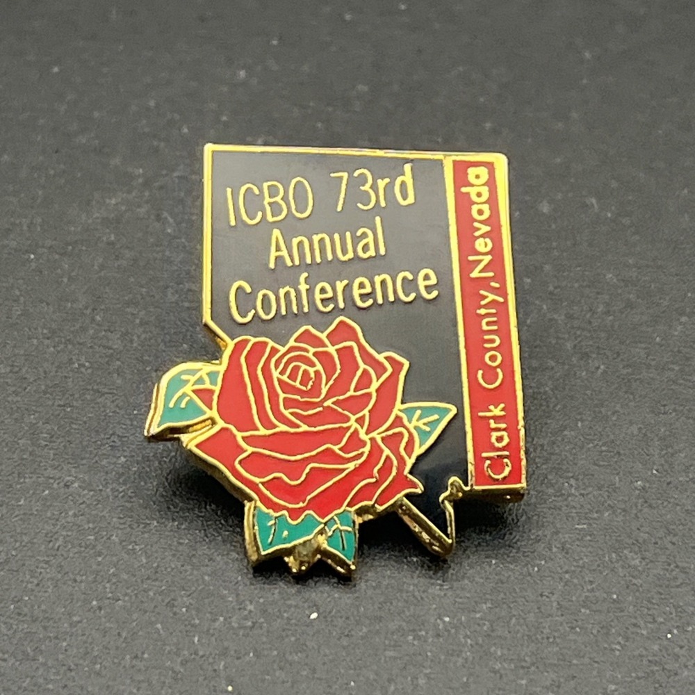 International Conference Of Building Officials 73‎ Conference ICBO Lapel Hat Pin